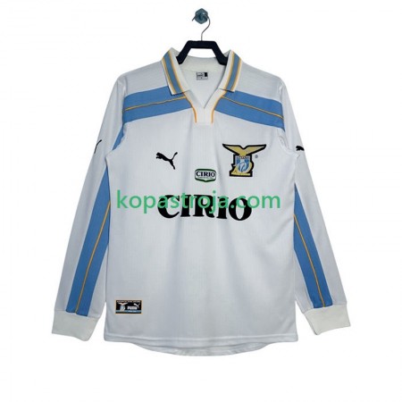 Billiga Fotbollströjor SS SS Lazio 1999 2000 Retro Borta tröja Långärmad